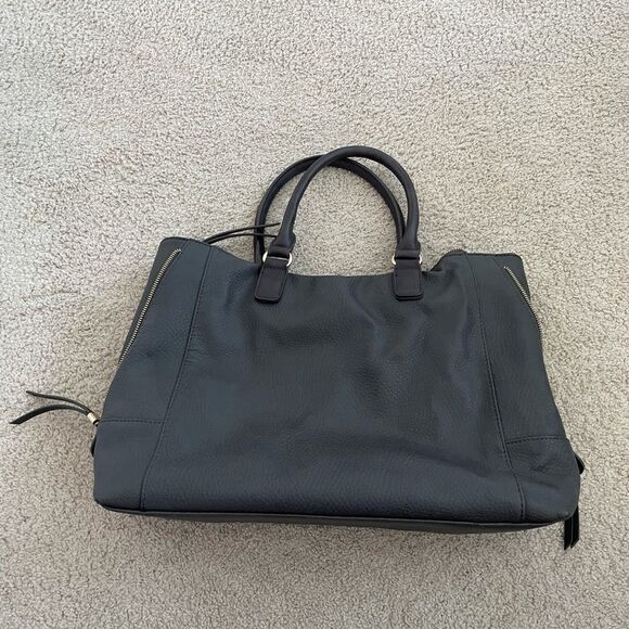 Sole Society Dark Grey Leather Medium Handbag - Picture 5 of 6